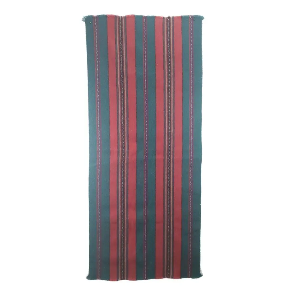 Miniature Saddle Blanket Small Narrow Llama Alpaca Wool Table Runner Equestrian